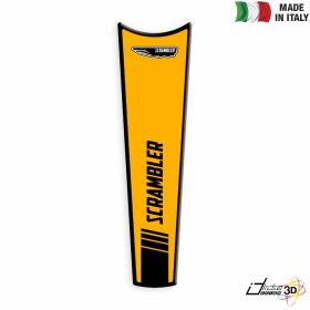 PROTEGE RESERVOIR ADHESIF 3D JAUNE POUR DUCATI SCRAMBLER 800 CLASSIC 2015-2018