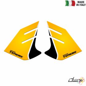 ADESIVI LATERALI RESINA GIALLO NERO FOR