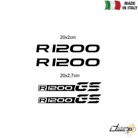 ADHESIFS CARENAGE NOIR POUR BMW R 1200 GS 2013-2018