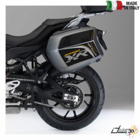 SIDE CASES STICKERS BLACK SILVER FITS BMW S 1000 XR 2015-2019
