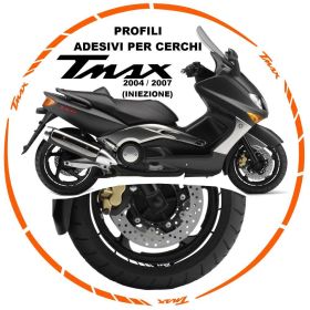AUTOCOLLANTS DE JANTE DE MOTO IRIDEA DESIGN -WHE-YAM-T04-OR
