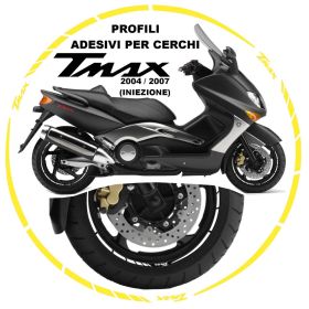 ADESIVI CERCHI PROFILO RUOTA GIALLO