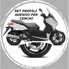 IRIDEA DESIGN -WHE-YAM-XMA-WH MOTORCYCLE RIM STICKERS