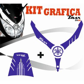 KIT ADESIVI CARENA SCUDO CODINO BLU