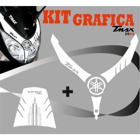 AUTOCOLLANT MOTO IRIDEA DESIGN -YPS-COD-T08-WH