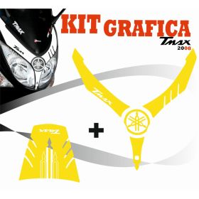 AUTOCOLLANT MOTO IRIDEA DESIGN -YPS-COD-T08-YE