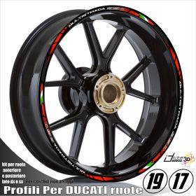 IRIDEA DESIGN 1917950MUL00878 MOTORCYCLE RIM STICKERS