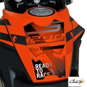 IRIDEA DESIGN 3DKMOR00882 CENTRAL TANK PROTECTION STICKER