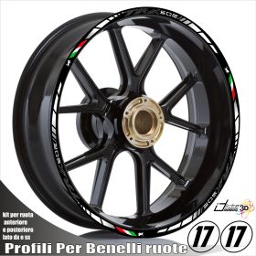 IRIDEA DESIGN 1717TRKWH00887 MOTORCYCLE RIM STICKERS