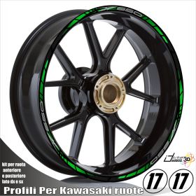 PROFILI ADESIVI CERCHI VERDE FOR