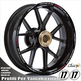 PROFILI ADESIVI CERCHI ARGENTO FOR