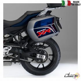 SIDE CASES STICKERS BLACK BLUE FITS BMW S 1000 XR 2015-2019