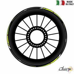 SPECIFIC WHEEL RIM STICKERS KIT FLUO FITS SUZUKI GSX-R 1000 750 2010-2016