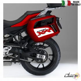SIDE CASES STICKERS KIT RED FITS BMW S 1000 XR 2015-2019