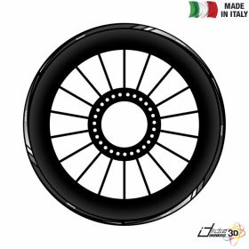 SPECIFIC WHEEL RIM STICKERS KIT SILVER FITS KAWASAKI Z 800 2013-2017
