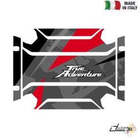 SIDE CASES STICKERS SILVER RED FITS HONDA AFRICA TWIN CRF 1000 L 2015-2017