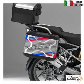 SIDE CASES STICKERS SI RED BLUE FITS BMW VALIGIE VARIO 2A SERIE