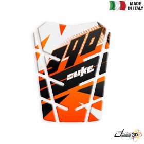 PROTEGE RESERVOIR ADHESIF RESINE BLANC POUR KTM DUKE 390 2014-2016