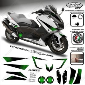 20 ADESIVI IRIDEA 30 GRAFICA NERO VERDE