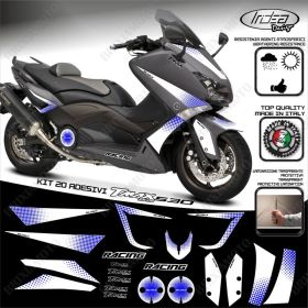 20 ADESIVI IRIDEA 30 GRAFICA BIANCO BLU