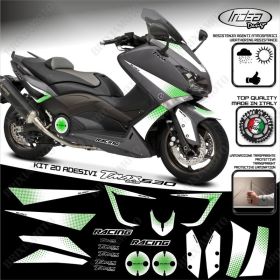 20 ADESIVI IRIDEA 30 GRAFICA BIANCO VERDE
