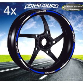 IRIDEA DESIGN BIC-APR-DOR-WH-BL MOTORCYCLE RIM STICKERS