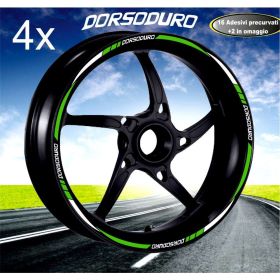 IRIDEA DESIGN BIC-APR-DOR-WH-GR MOTORCYCLE RIM STICKERS