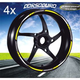 AUTOCOLLANTS DE JANTE DE MOTO IRIDEA DESIGN BIC-APR-DOR-WH-YE