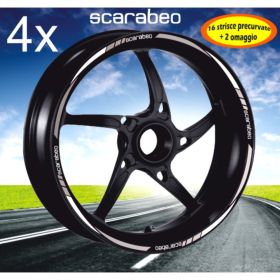 MOTORRAD FELGENAUFKLEBER IRIDEA DESIGN BIC-APR-SCA-WH-SI