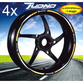 IRIDEA DESIGN BIC-APR-TUO-WH-GO MOTORCYCLE RIM STICKERS