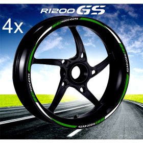 AUTOCOLLANTS DE JANTE DE MOTO IRIDEA DESIGN BIC-BMW-GS1-WH-GR