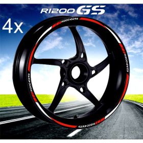 Autocollants de jante de moto IRIDEA DESIGN BIC-BMW-GS1-WH-RE