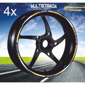 IRIDEA DESIGN BIC-DUC-MUL-WH-GO MOTORCYCLE RIM STICKERS