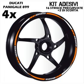 IRIDEA DESIGN BIC-DUC-PAN-WH-OR MOTORCYCLE RIM STICKERS