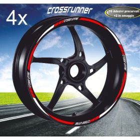 MOTORRAD FELGENAUFKLEBER IRIDEA DESIGN BIC-HON-CSS-WH-RE