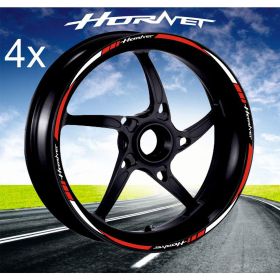 IRIDEA DESIGN BIC-HON-HO2-WH-RE Motorcycle rim stickers