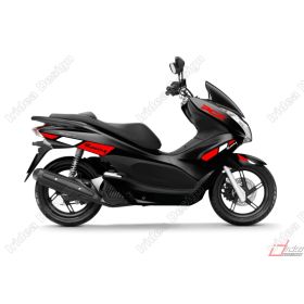 GRAPHIQUES MOTO IRIDEA DESIGN BIC-HON-PCX-WH-RE
