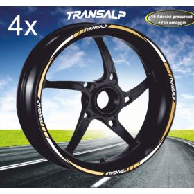 IRIDEA DESIGN BIC-HON-TR6-WH-GO MOTORCYCLE RIM STICKERS
