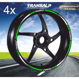 SET PROFILI CERCHIO ADESIVI BIANCO VERDE