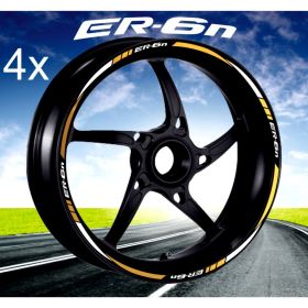 SET PROFILI CERCHIO ADESIVI BIANCO ORO