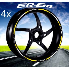 SET PROFILI CERCHIO ADESIVI BIANCO GIALLO