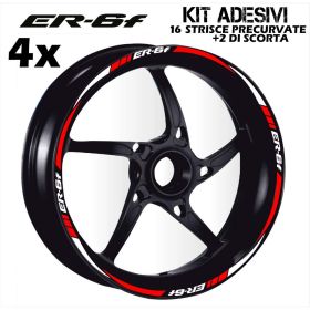 IRIDEA DESIGN BIC-KAW-ERF-WH-RE MOTORCYCLE RIM STICKERS