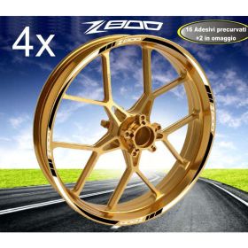 IRIDEA DESIGN BIC-KAW-Z80-WH-BK Motorcycle rim stickers