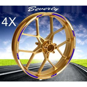 IRIDEA DESIGN BIC-PIA-BEV-WH-BL MOTORCYCLE RIM STICKERS