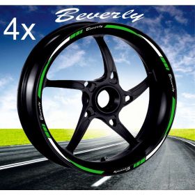 IRIDEA DESIGN BIC-PIA-BEV-WH-GR MOTORCYCLE RIM STICKERS
