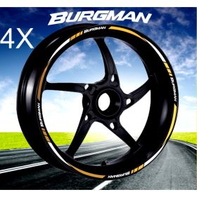 MOTORRAD FELGENAUFKLEBER IRIDEA DESIGN BIC-SUZ-BUR-WH-GO