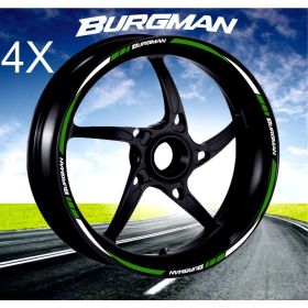 AUTOCOLLANTS DE JANTE DE MOTO IRIDEA DESIGN BIC-SUZ-BUR-WH-GR