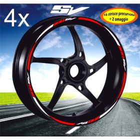 MOTORRAD FELGENAUFKLEBER IRIDEA DESIGN BIC-SUZ-SV2-WH-RE