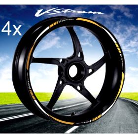 SET PROFILI CERCHIO ADESIVI BIANCO ORO