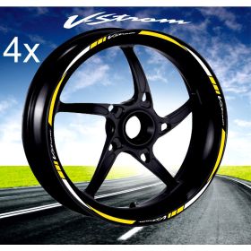 IRIDEA DESIGN BIC-SUZ-VST-WH-YE MOTORCYCLE RIM STICKERS